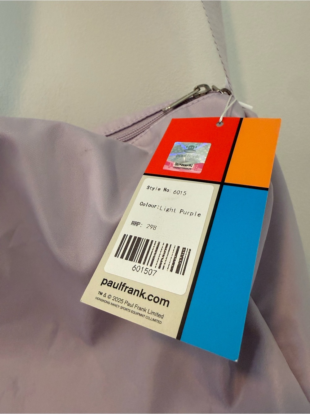 Paul Frank Julius Purple Duffel NWT #Lux-T - Picture 3 of 5